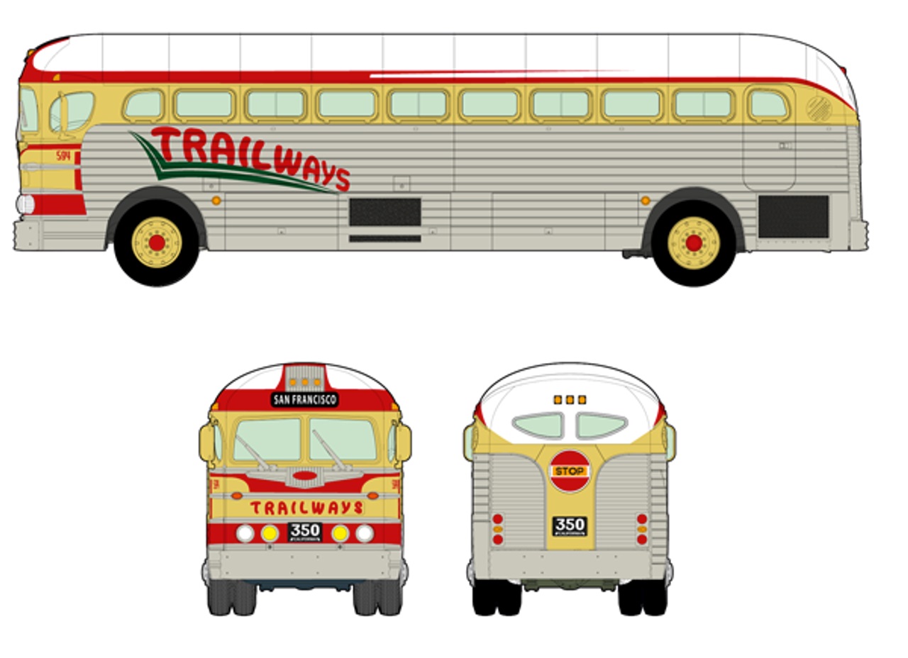 "Silverside" Trailways Bus 7